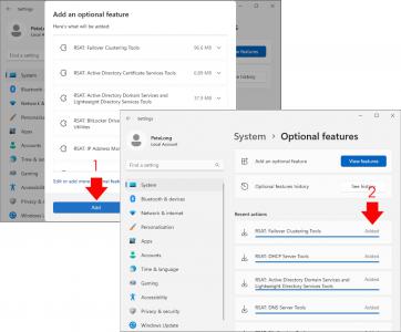 Установка Windows RSAT Tools с графическим интерфейсом