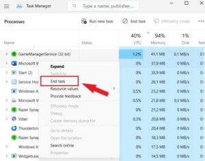 Как принудительно закрыть приложение на ПК с Windows 11